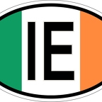 r7112 Oval flag Irlande