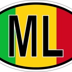 r7140 Oval flag Mali