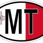 r7141 Oval flag Malte