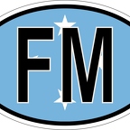 r7150 Oval flag Micronesie