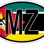 r7156 Oval flag Mozambique