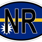 r7159 Oval flag Nauru