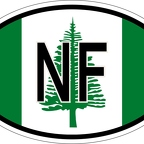 r7165 Oval flag Norfolk