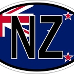 r7168 Oval flag Nzelande