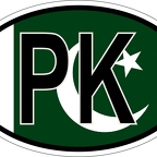 r7172 Oval flag Pakistan