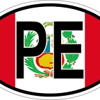 r7181 Oval flag Perou