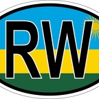 r7195 Oval flag Rwanda