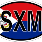 r7201 Oval flag Saint-Martin
