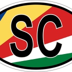 r7213 Oval flag Seychelles