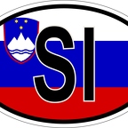 r7217 Oval flag Slovenie