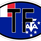r7233 Oval flag TAAF
