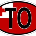 r7238 Oval flag Tonga