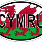 r7259 oval flag wales