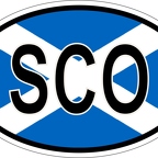 r7262 oval flag scotland