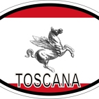 r7301 oval flag toscane