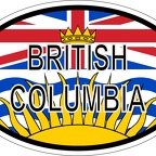 r7308 oval flag colombie brit