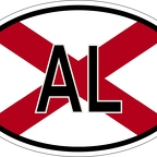 r7321 oval flag alabama