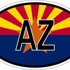 r7323 oval flag arizona