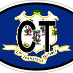 r7329 oval flag connecticut