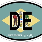 r7332 oval flag delaware