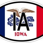 r7340 oval flag iowa