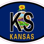 r7341 oval flag kansas
