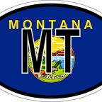 r7350 oval flag montana