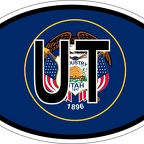 r7364 oval flag utah