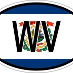 r7367 oval flag virginie occid