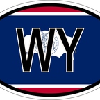 r7370 oval flag wyoming
