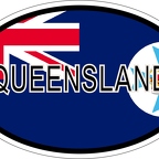 r7375 oval flag queensland