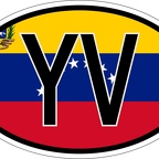 r7250 Oval flag Venezuela