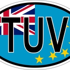 r7244 Oval flag Tuvalu