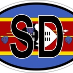 r7226 Oval flag Swaziland