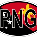 r7176 Oval flag Papua