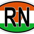 r7162 Oval flag Niger