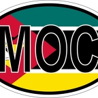 r7156 Oval flag Mozambique