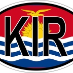 r7123 Oval flag Kiribati