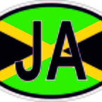 r7116 Oval flag Jamaique