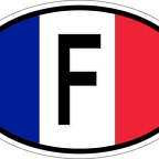 r7079 Oval flag France