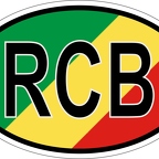 r7052 Oval flag Congo