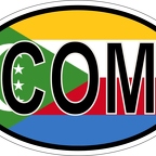r7051 Oval flag Comores