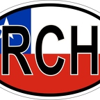 r7045 Oval flag Chili