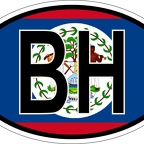 r7026 Oval flag Belize