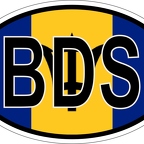 r7023 Oval flag Barbade