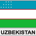 r7692 Flag EC Ouzbekistan