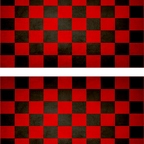 r9618 2x drapeau vintage damier rouge