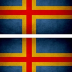 r9107 2x drapeau vintage aland