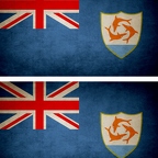 r9114 2x drapeau vintage Anguilla