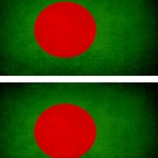 r9127 2x drapeau vintage Bangladesh